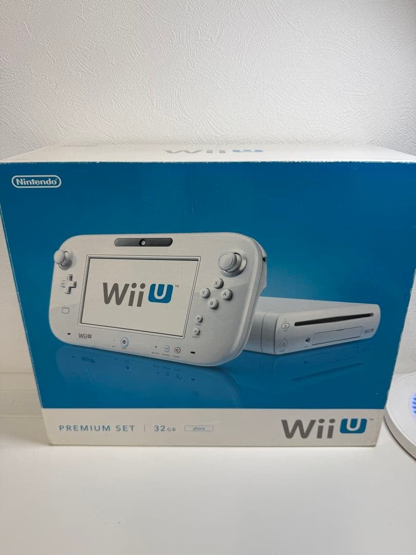 Nintendo Wii U Premium Set White 32GB Console GamePad Tested Working Japan0