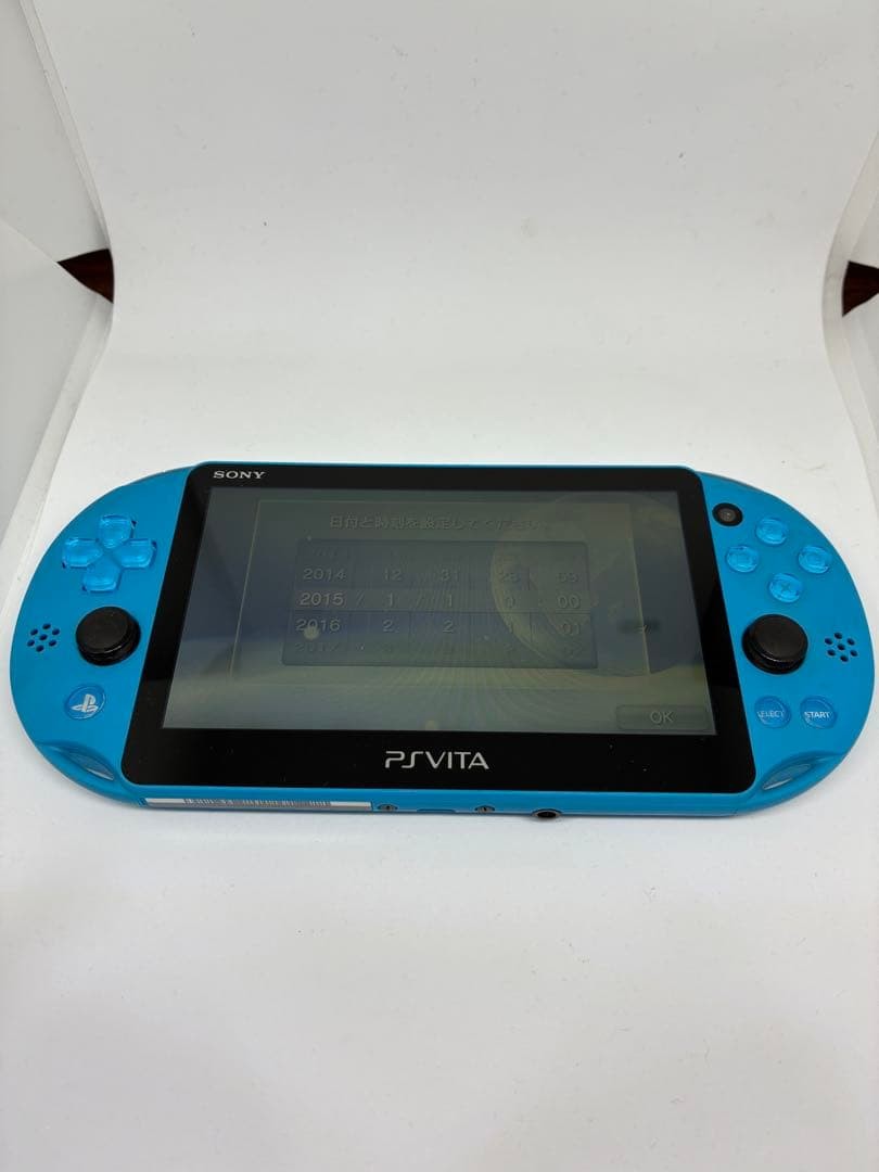 SONY PlayStation PS Vita PCH-2000ZA23 Aqua Blue Wi-Fi model with Box12