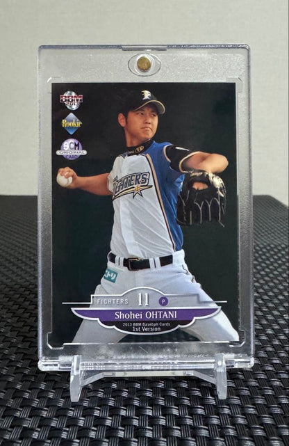 Shohei Ohtani 2013 BBM 1st Version RC SSP SCM Promo Rookie Baseball Card3