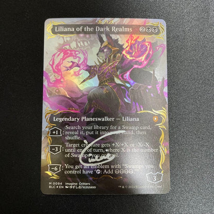 MTG Artist Proof Yuzushio / Liliana of the Dark Realms Raised Foil BLC AP NM2