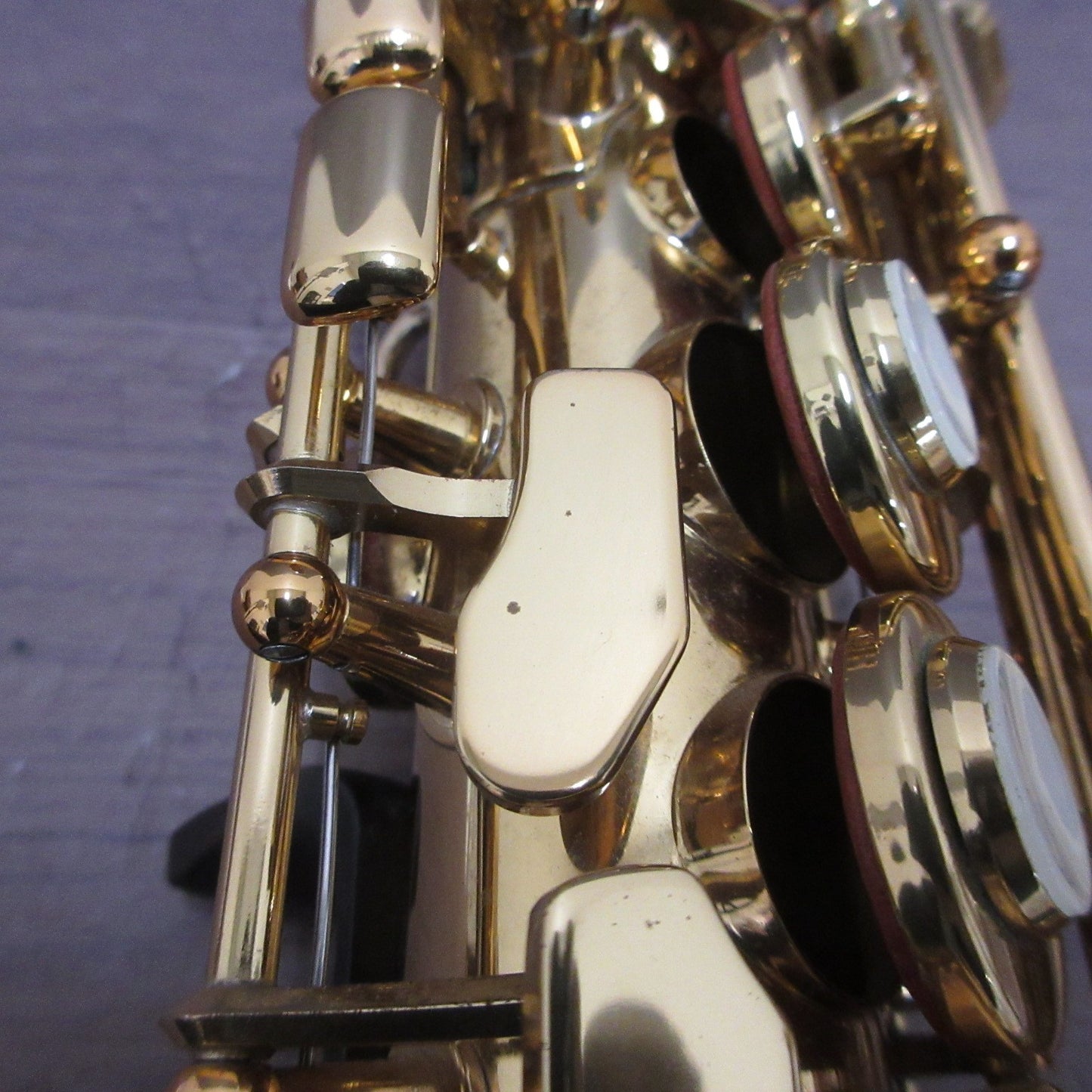 YAMAHA YSS-475 Soprano Saxophone with Soft Case #023082 Excellent USED19