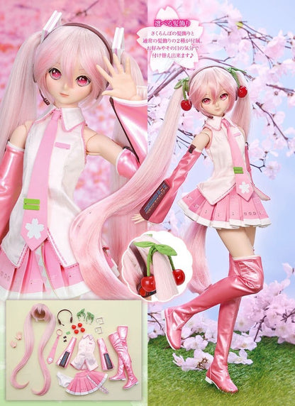 Volks DD Sakura Miku Ver.2.0 Hatsune Dollfie Dream PVC ABS Doll Vocaloid NEW4