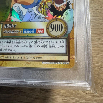 PSA 10 Luffy Gum-Gum Bazooka C457 Holo 2001 One Piece CHB Carddass Japanese10