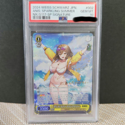 PSA10 Signed Anis Foil Weiss Schwarz NIKKE NIK/S117-002SP SP Japanese GEM MINT1