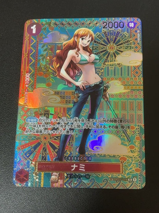 One Piece Nami SP Alt Art OP01016 Awakening of the New Era Japanese Card 20230