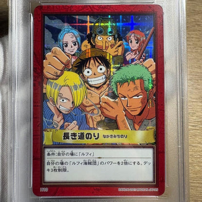 PSA10 Straw Hat Crew Grand Line Comp H10 One Piece Hyper Battle Card 2001 GEM MT4