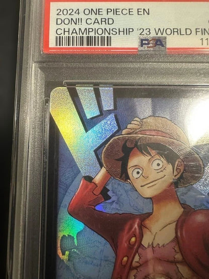 PSA10 One Pice Don Card Luffy World Final Championship 2023 English Version1