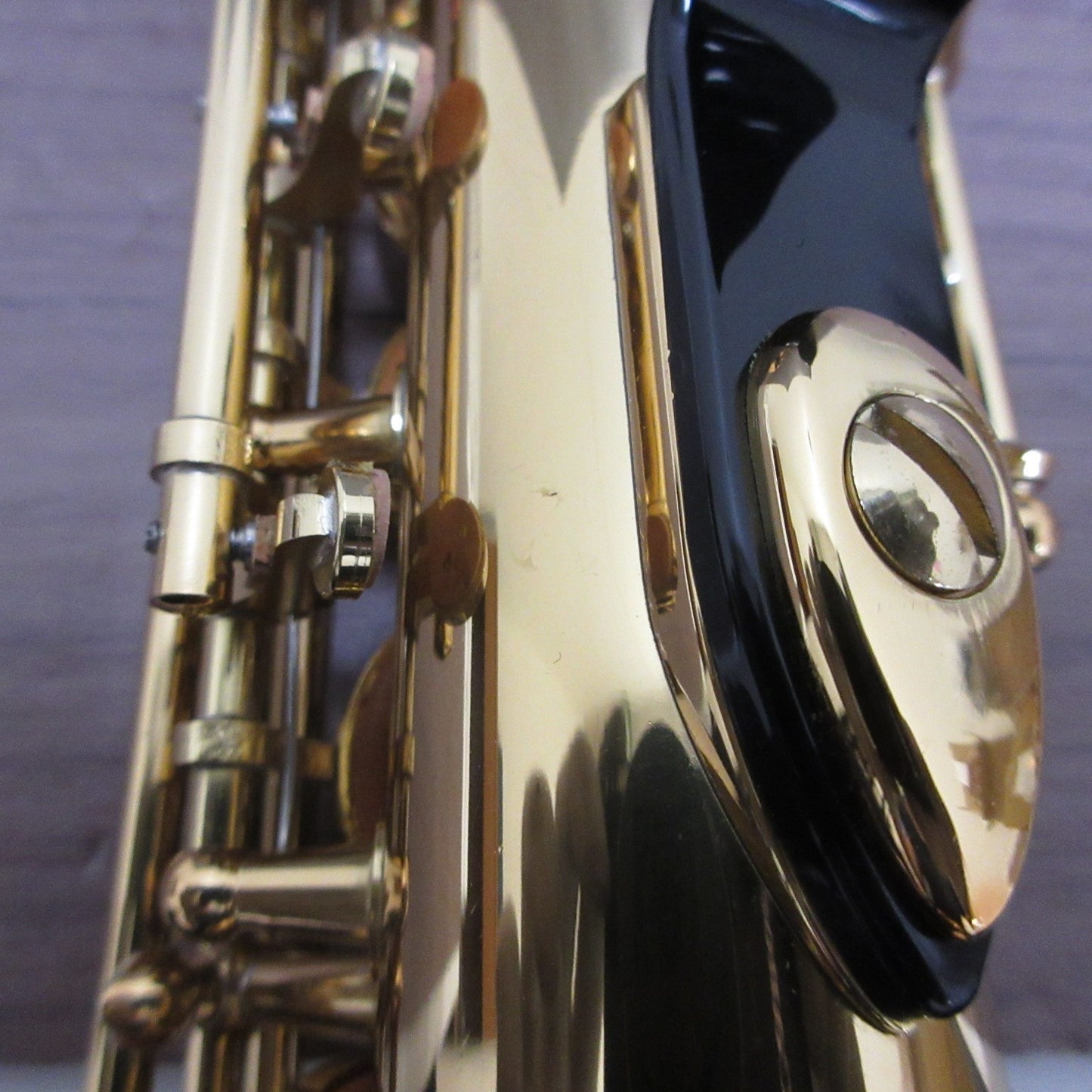 YAMAHA YSS-475 Soprano Saxophone with Hard Case #001748 Excellent USED14