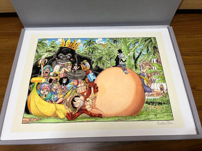ONE PIECE Manga ART Print ERITAGE GORILLA A1 Limited 20 Eiichiro Oda0