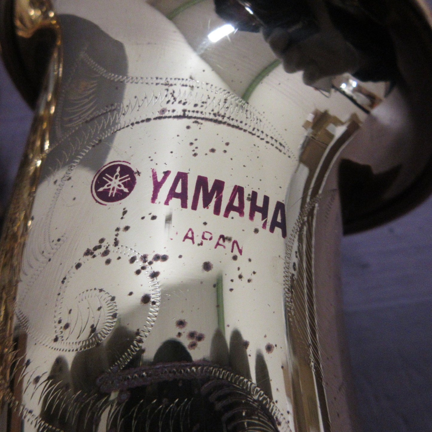YAMAHA YAS-62 Alto Saxophone Purple Logo with Case USED10