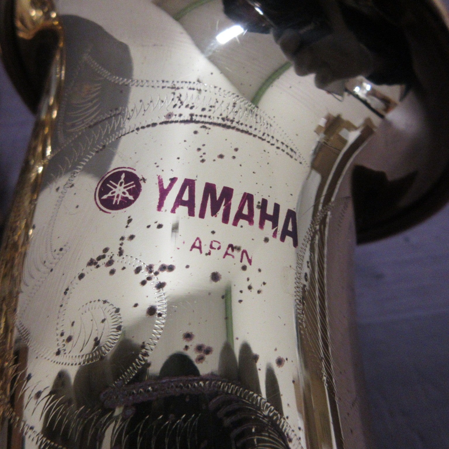 YAMAHA YAS-62 Alto Saxophone Purple Logo with Case USED10