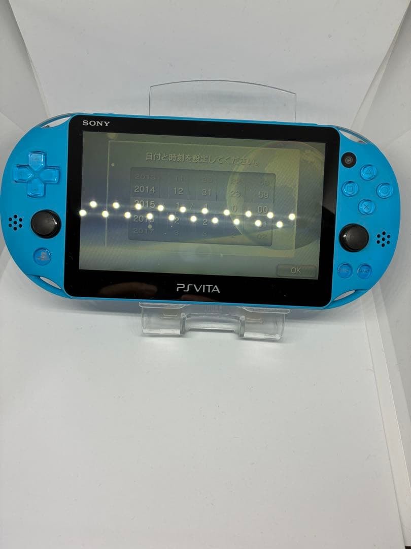 SONY PlayStation PS Vita PCH-2000ZA23 Aqua Blue Wi-Fi model with Box13