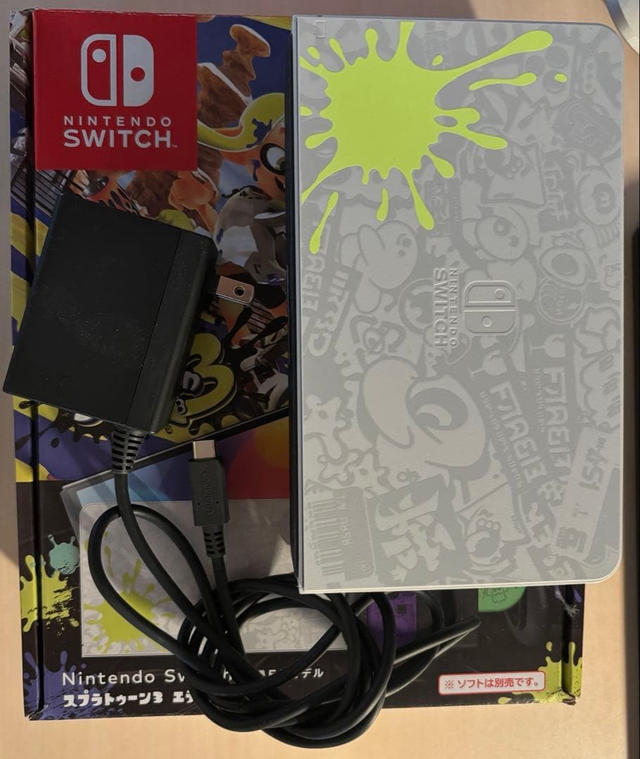 Nintendo Switch OLED Splatoon 3 Special Edition Console USED Tested4