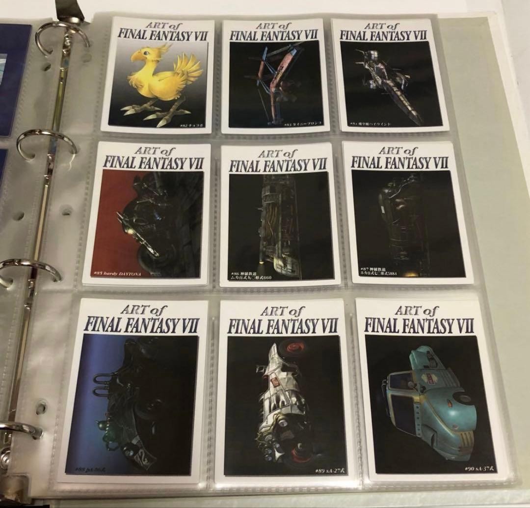Final Fantasy VII Trading Card Complete 139 Set Carddass Masters Bandai 19979