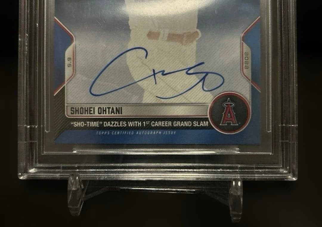 BGS 9.5 Shohei Ohtani 2022 Topps Now Autograph Card #155B /49 Auto 103