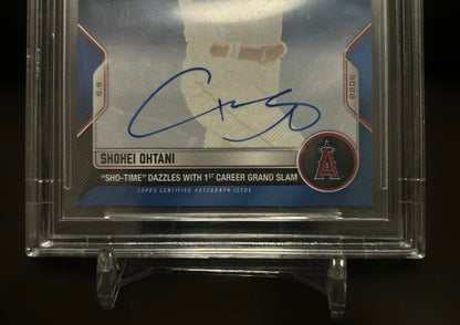 BGS 9.5 Shohei Ohtani 2022 Topps Now Autograph Card #155B /49 Auto 103