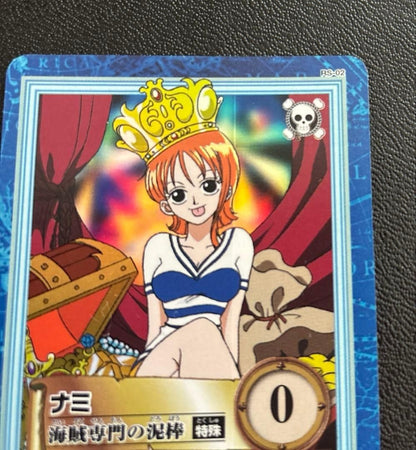 Nami S05 One Piece Carddass Hyper Battle Holo Reprint Japanese Bandai 20014
