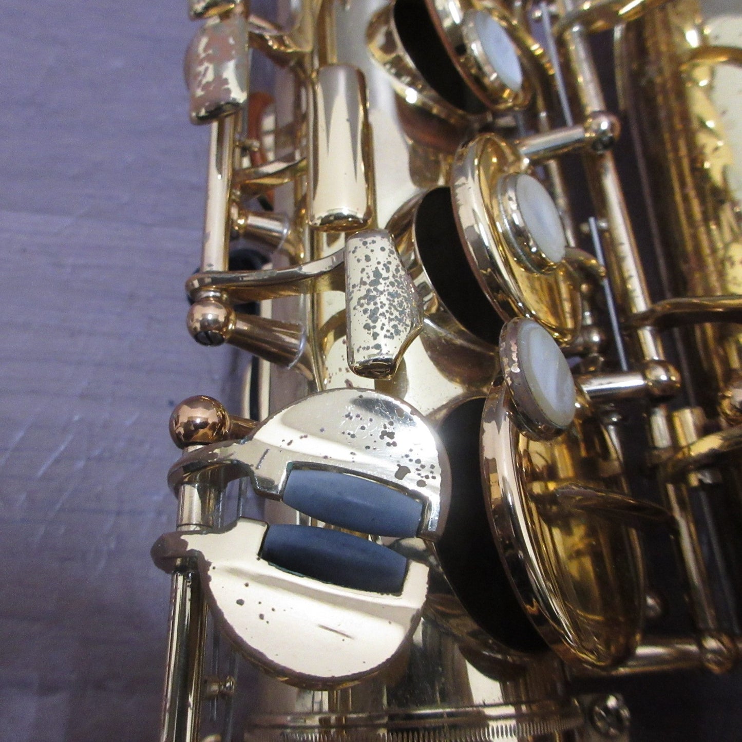 YAMAHA YAS-62 Alto Saxophone Purple Logo with Case USED12