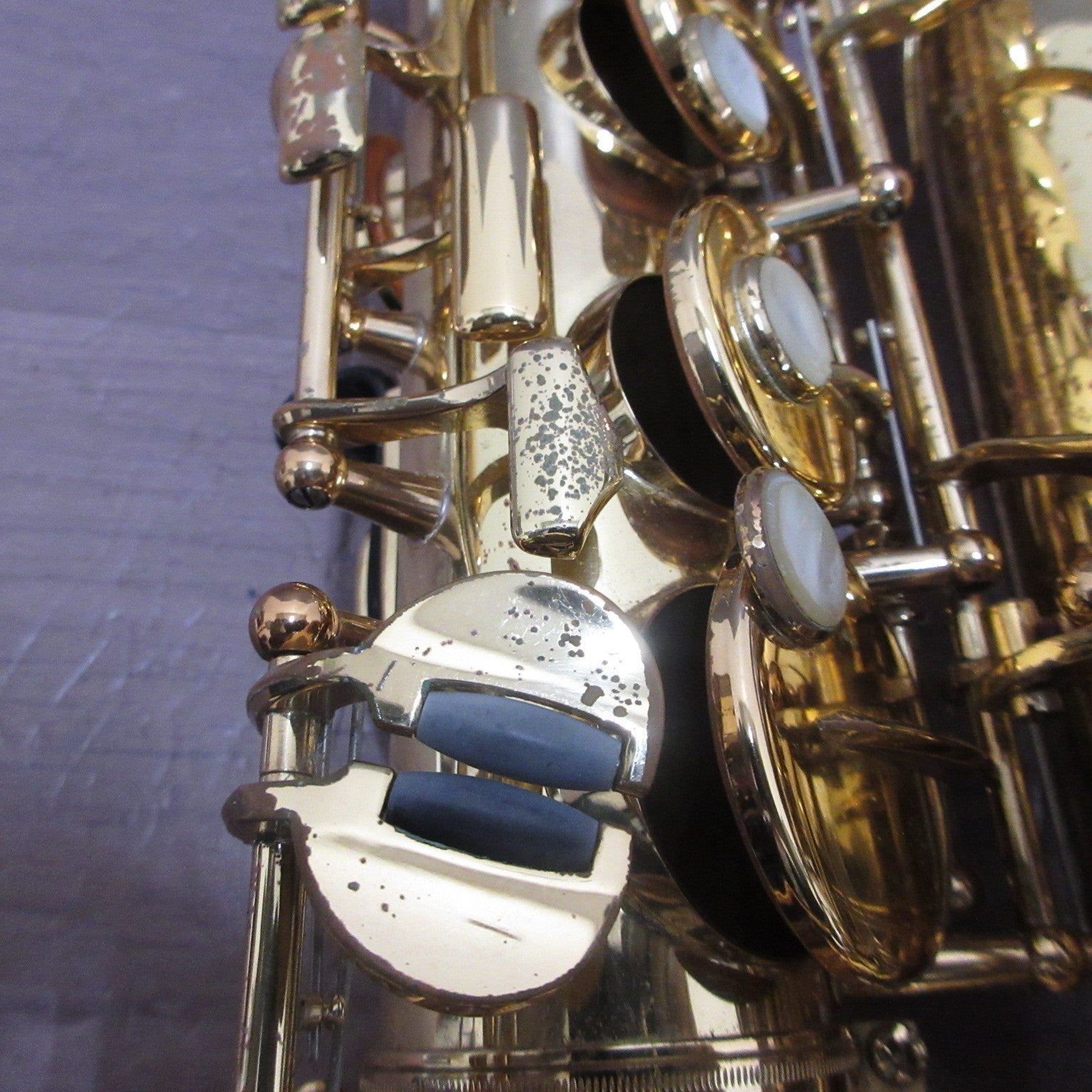 YAMAHA YAS-62 Alto Saxophone Purple Logo with Case USED12
