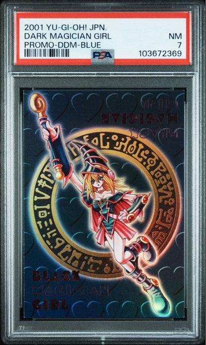 PSA 7 Dark Magician Girl DDM Pink Foil Promo 2001 Yu-Gi-Oh! Japanese NM1