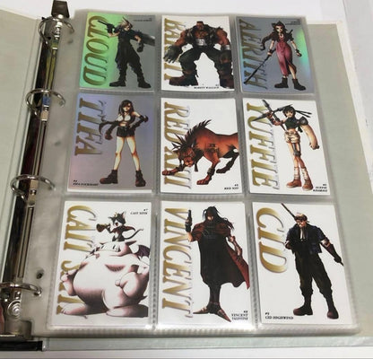 Final Fantasy VII Trading Card Complete 139 Set Carddass Masters Bandai 19971