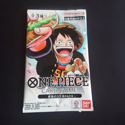 One Piece Card Game Promo PACK Strongest Three Brothers P-073 P-074 P-075 Sealed1