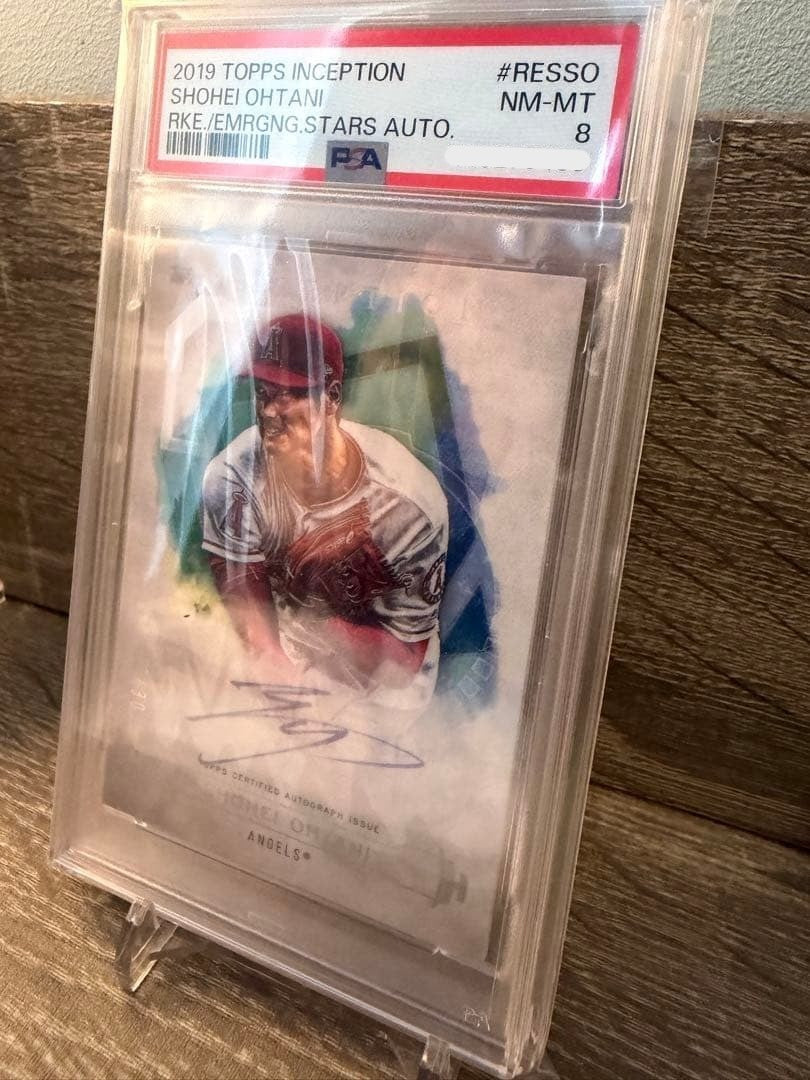 PSA 8 Shohei Ohtani 2019 Topps Inception Rookies Emerging Stars Auto /302