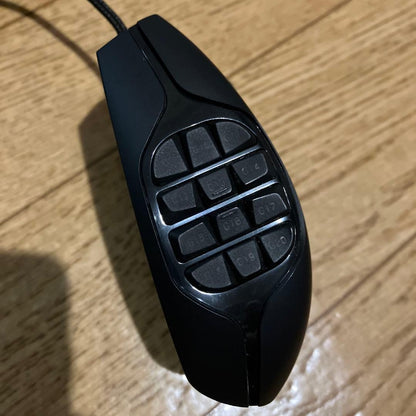 MMO Logitech G600t Gaming Mouse 20 Button 2508200DPI wired FF XIV USED3