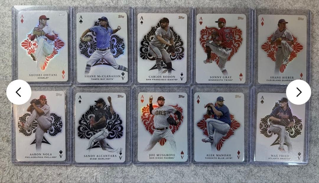 2023 Topps All Aces #1-75 Full Complete Set 75 Cards Ohtani Baseball Excellent8