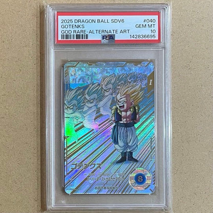 PSA 10 Dragon Ball Gotenks GDR Parallel Trading Card SDV6 040 DiverS Japan1