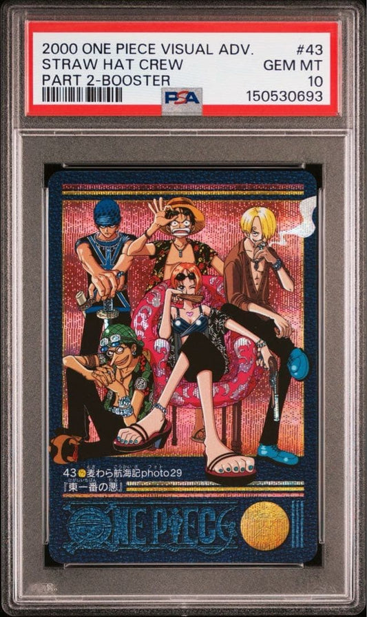 PSA10 One Piece Visual Adventure 43 Digital Prism The Worst of the East GEM MT1