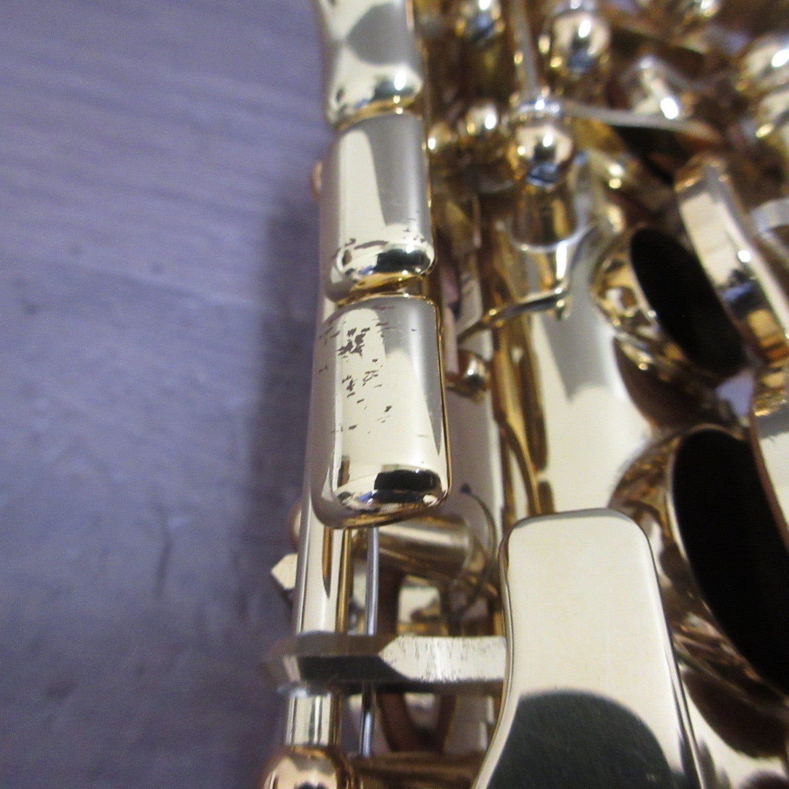 YAMAHA YSS-475 Soprano Saxophone with Hard Case #001748 Excellent USED18