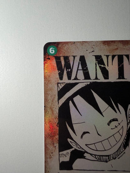 ONE PIECE Monkey D. Luffy (WANTED SP Alt Art) OP13118 SEC Carrying on His Will3