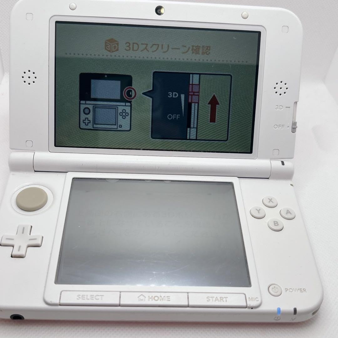 Nintendo 3DS XL LL Pink White SPR001 Console Japanese USED13