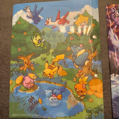 Pokemon TCG Japanese 2005 PokePark Premium File Forest & Blue Sheet 186