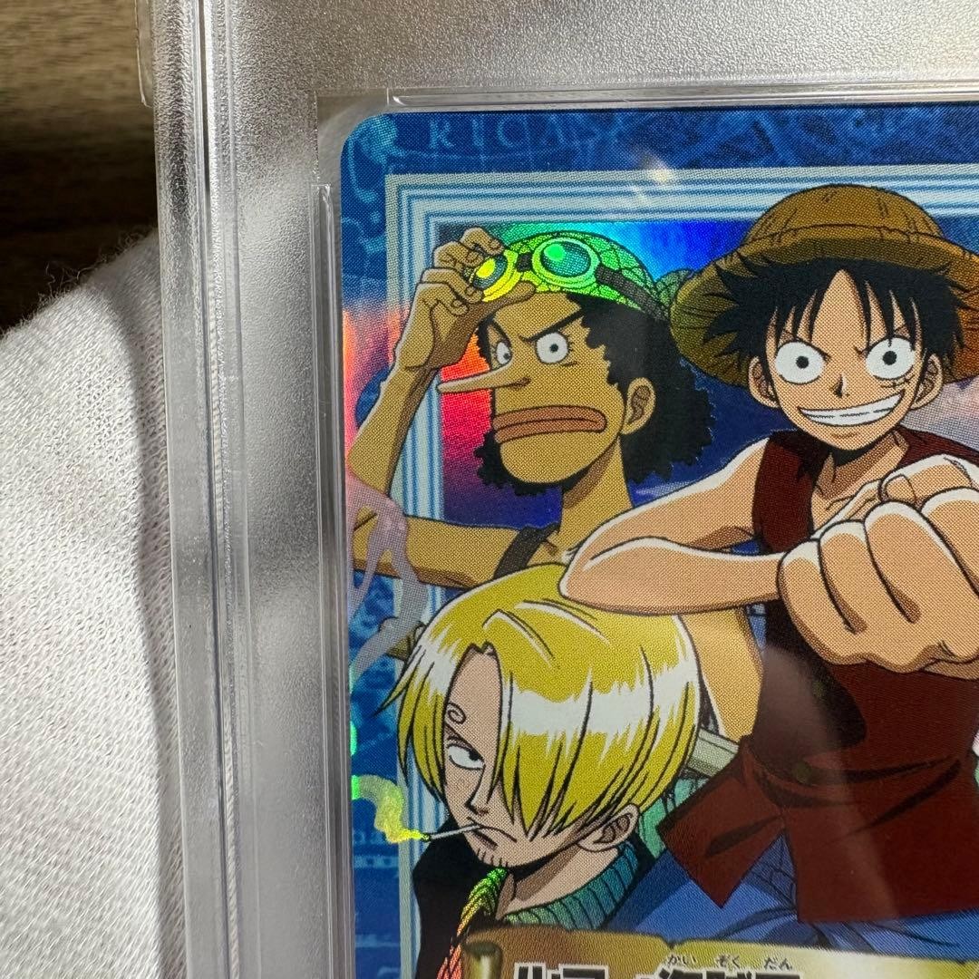 PSA 10 Straw Hat Crew Holo S64 2000 One Piece Hyper Battle Carddass Japanese4