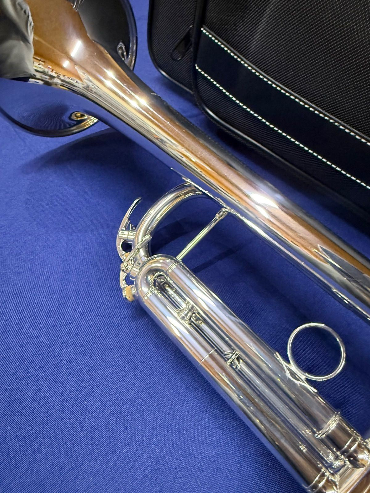 YAMAHA YTR-4335GSII Standard Trumpet Silver Plating Finish9