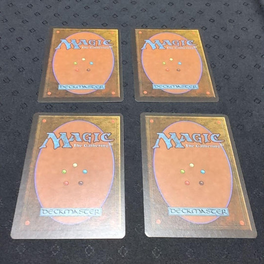 4set MTG Animate Dead Japanese FBB 4th Edition Black Border Magic NM SP1