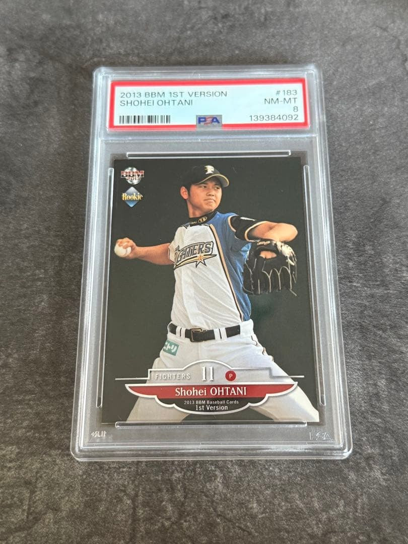 PSA 8 Shohei Ohtani Rookie RC 2013 BBM 1st Version #183 NPB Baseball Card1