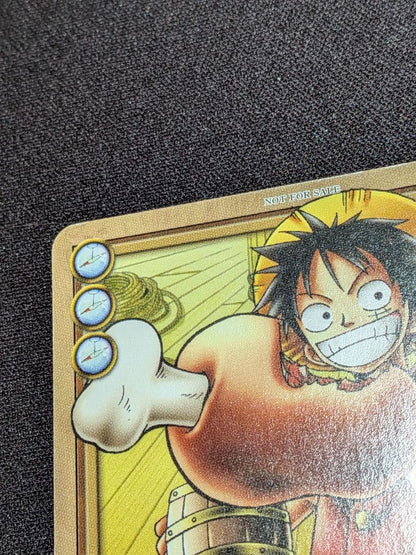 One Piece Card Old Back Carddass Tournament Limited Luffy Promo BN-11 NM5