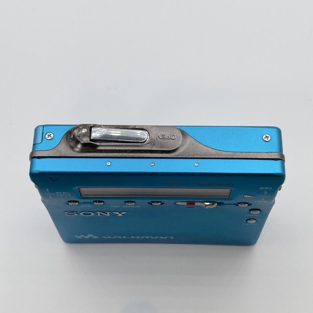 Sony MZR900 MD Walkman Portable MiniDisc Recorder Player Blue USED11