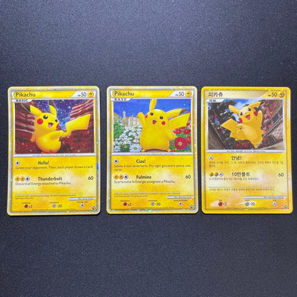 Pikachu World 9 Language Pokemon Card Green Ver Pokemon Center 7-Eleven Promo3