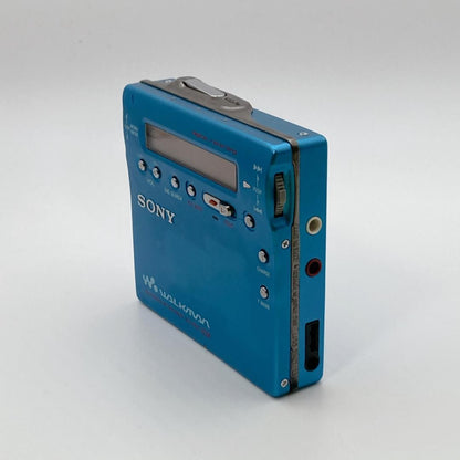 Sony MZR900 MD Walkman Portable MiniDisc Recorder Player Blue USED3