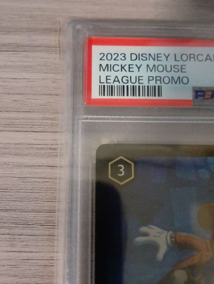 PSA 10 Mickey Mouse Detective League Promo Disney Lorcana Card EN P1 #8 GEM MT2