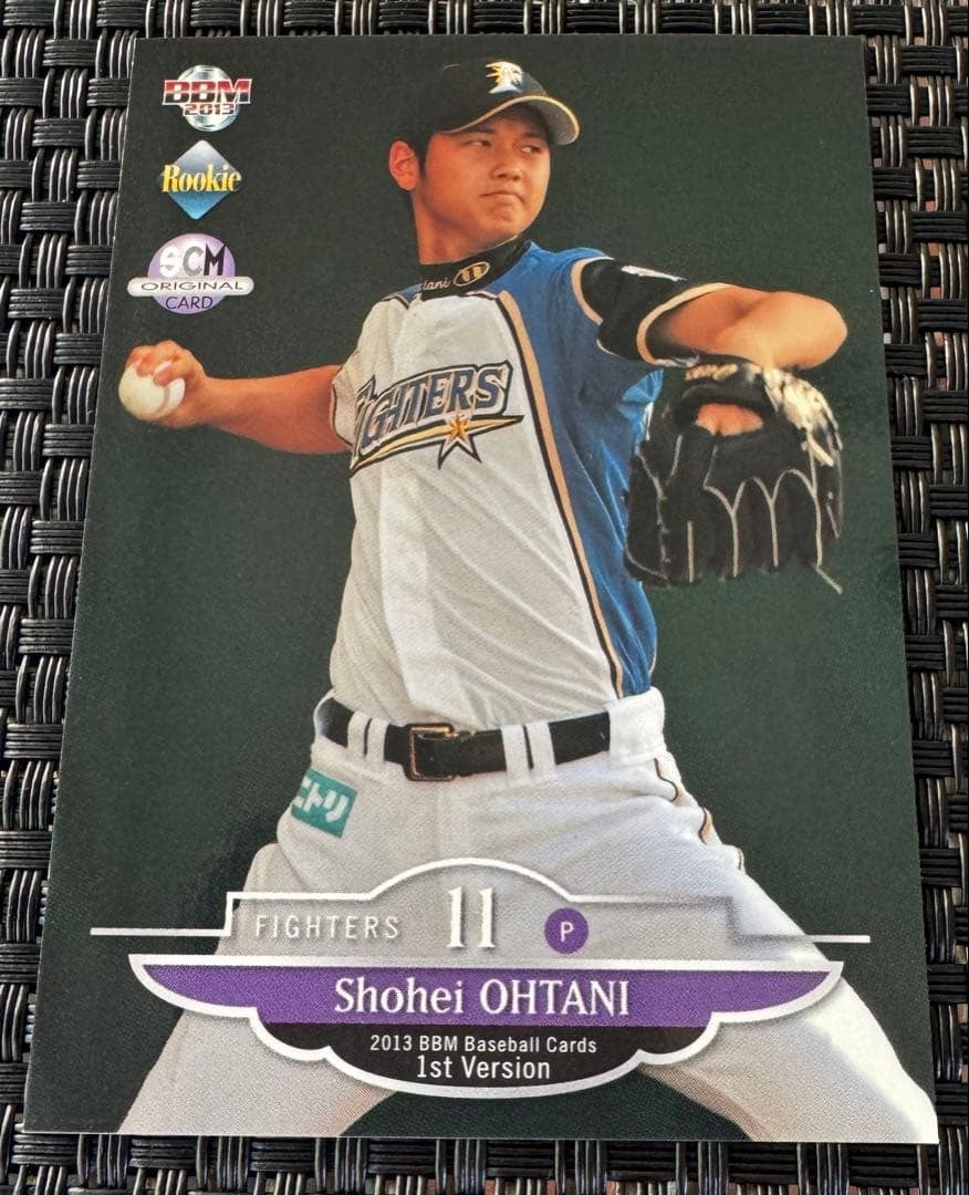 Shohei Ohtani 2013 BBM 1st Version RC SSP SCM Promo Rookie Baseball Card6