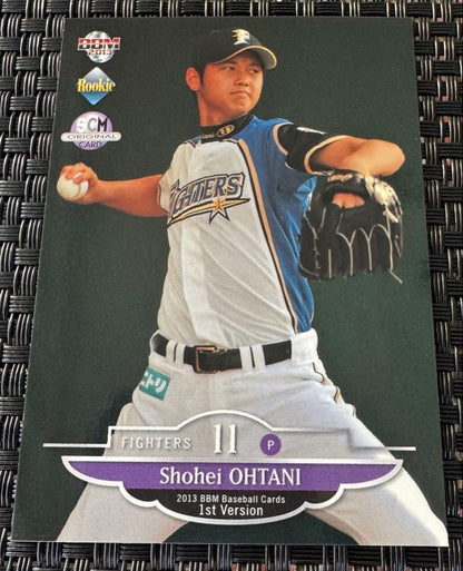 Shohei Ohtani 2013 BBM 1st Version RC SSP SCM Promo Rookie Baseball Card6