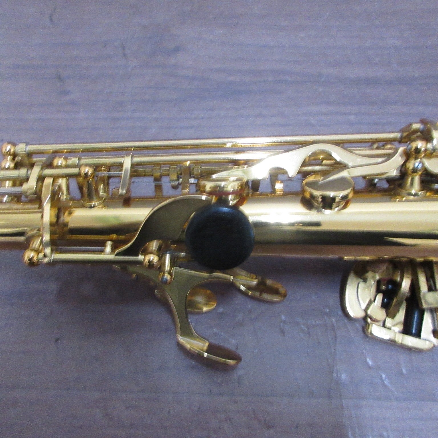 YAMAHA YSS-475 Soprano Saxophone with Soft Case #023082 Excellent USED4