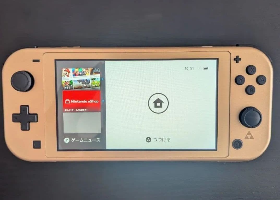 Nintendo Switch Lite Hyrule Edition HDH001 Console with Box USED Excellent9