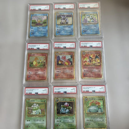 PSA 10 Charizard Blastoise Venusaur Holo Classic Pokemon Card Sequential Set1