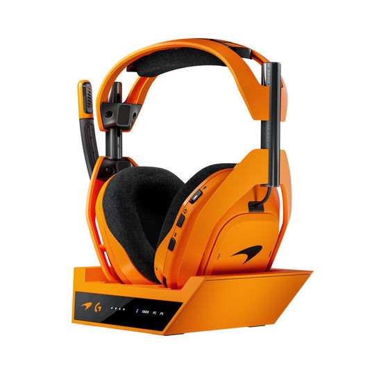 LOGITECH G ASTRO A50 X  WIRELESS GAMING HEADSET w/ BASE STATION McLaren Edition0